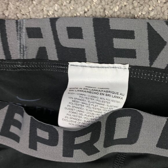 Nike Pro Dri Fit NBA Compression Shorts Men's 3XL Black Player Issue 880802 010 - Picture 6 of 13